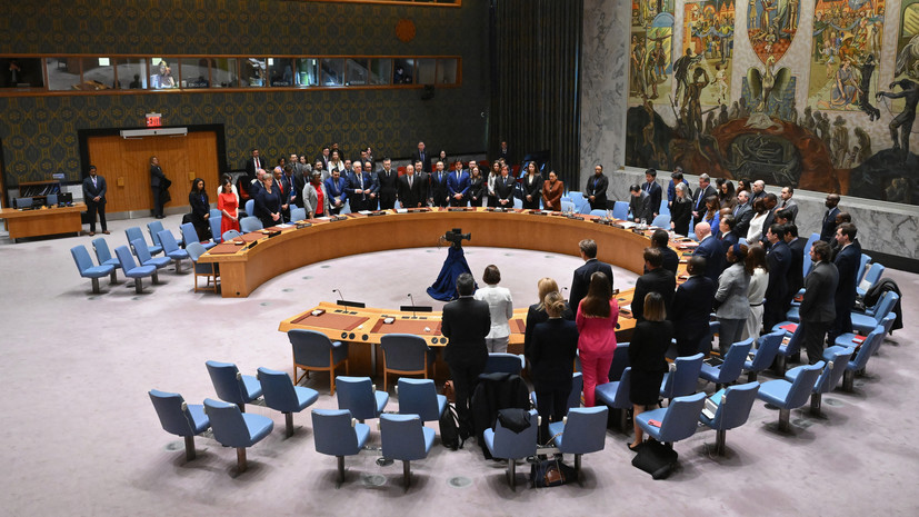 Заседание СБ ООН началось с минуты молчания в связи с терактом в «Крокусе»
