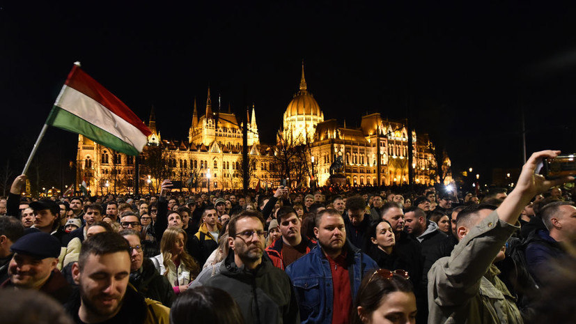 В Будапеште прошла организованная оппозицией акция протеста против Орбана