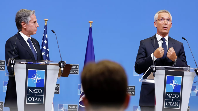Блинкен и Столтенберг обсудили наращивание поддержки Киева со стороны НАТО