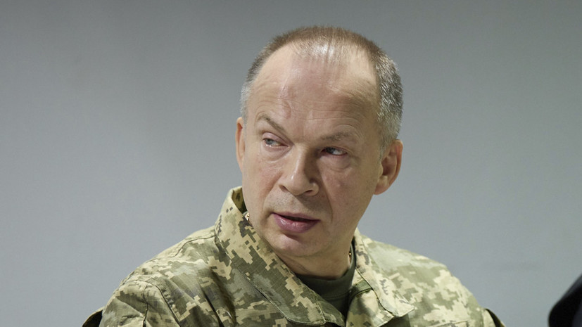 Главком ВСУ Сырский пожаловался на нехватку оружия от Запада