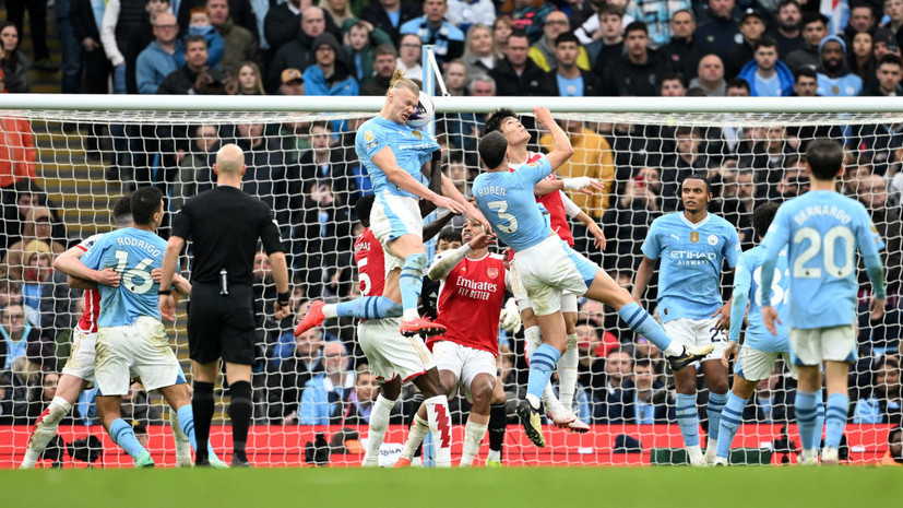 «Манчестер Сити» и «Арсенал» сыграли вничью в матче чемпионата Англии
