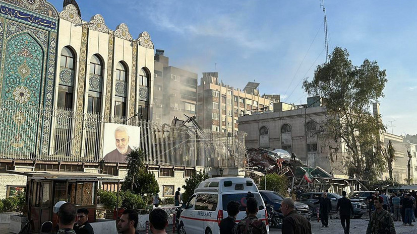 Шесть человек погибли при ударе Израиля по посольству Ирана в Дамаске