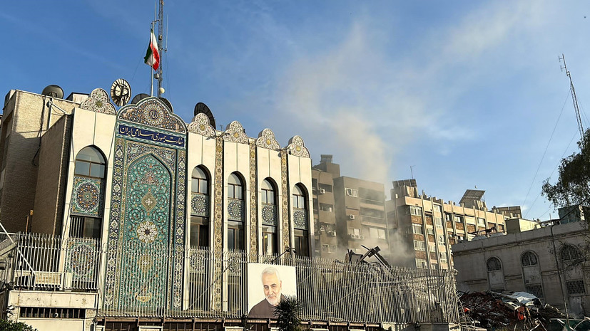 Резиденция посла Ирана в Дамаске почти полностью уничтожена из-за удара Израиля