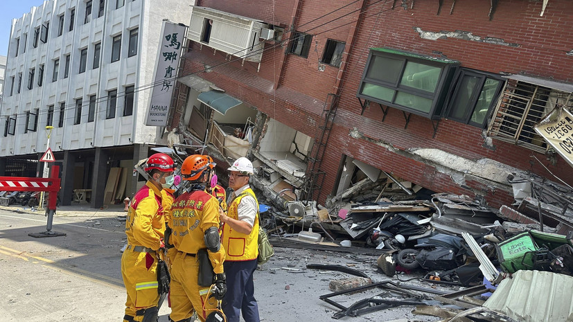На Тайване сообщили о 711 пострадавших в результате землетрясения