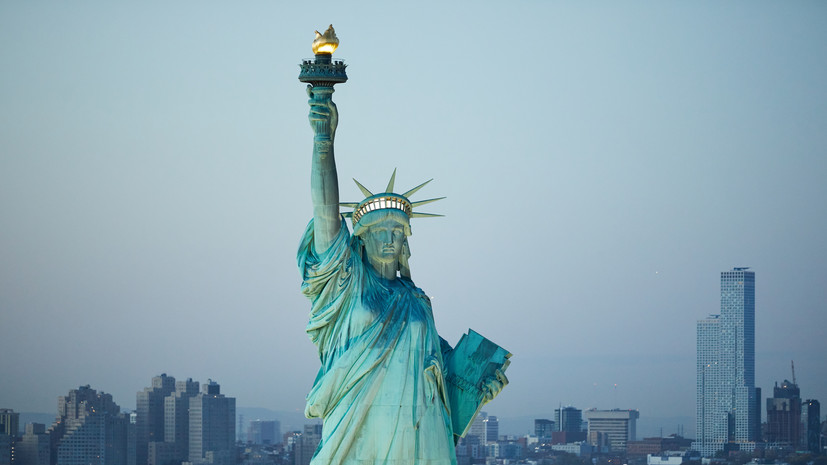 Управление парков: статуя Свободы не пострадала при землетрясении в Нью-Йорке