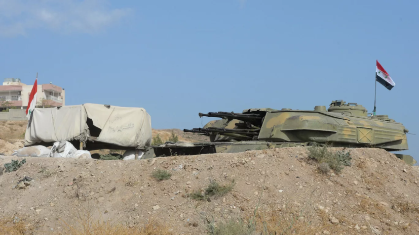 Силы ПВО Сирии отражают израильскую ракетную атаку в небе над Дамаском