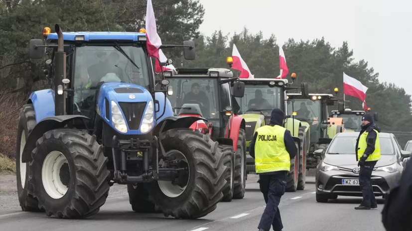 Протестующие польские фермеры продолжают блокаду границы с Украиной