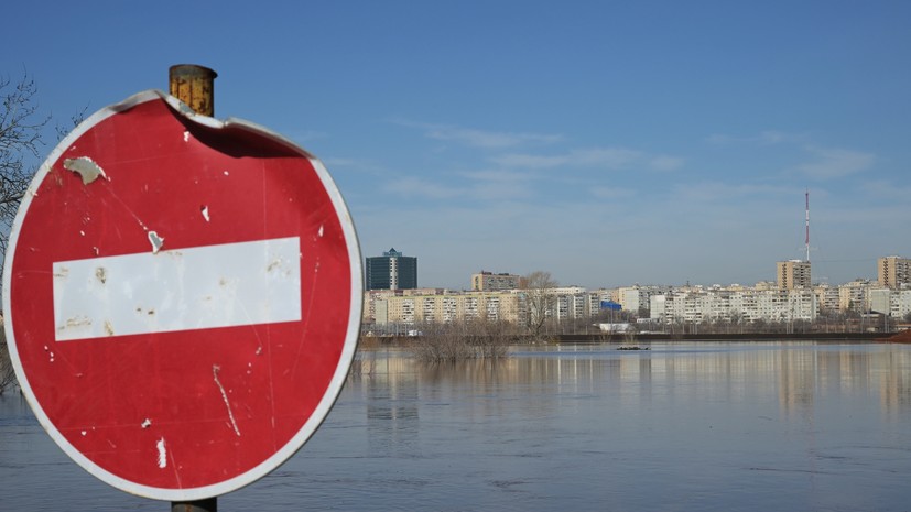 Уровень реки Урал в Оренбурге превысил 1140 см