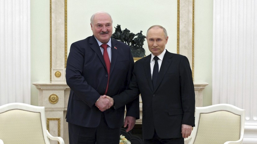 В Кремле завершились переговоры Путина и Лукашенко