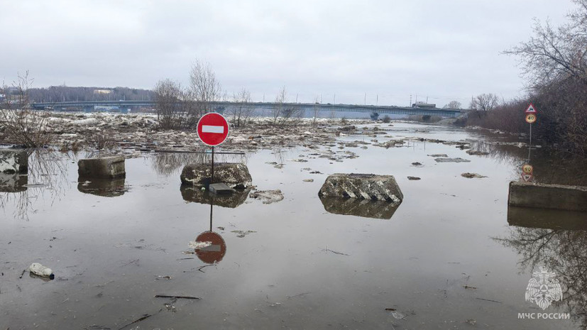Уровень воды в реке Томи в районе Лагерного сада в Томске упал ещё на 33 см