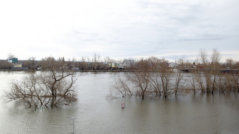 Уровень воды в реке Тобол достиг 794 см