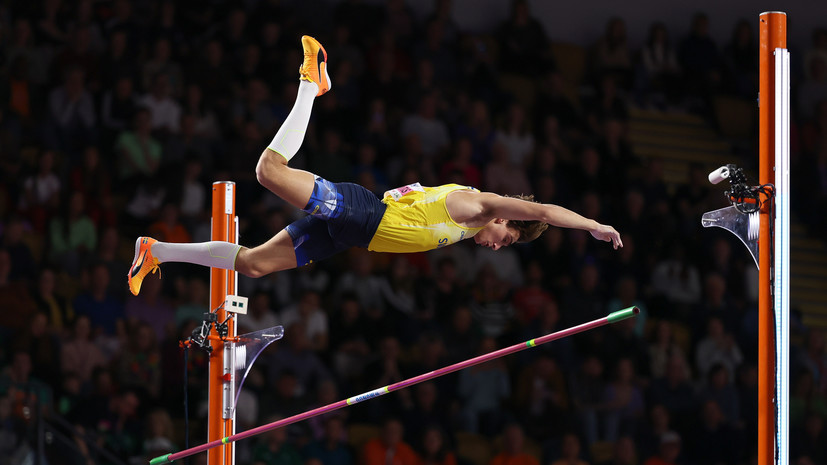 Дюплантис обновил мировой рекорд в прыжках с шестом