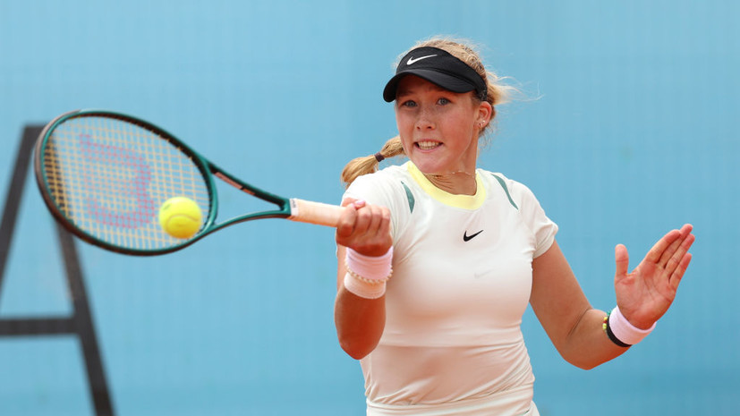 Андреева одолела Носкову и вышла в третий круг на турнире WTA в Мадриде