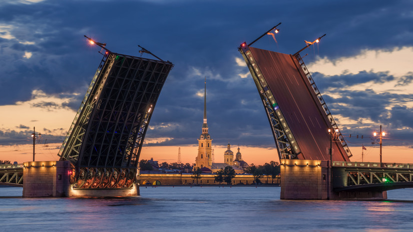 Дворцовый мост в Петербурге разведут под «Гимн Великому городу» в ночь на 1 июня