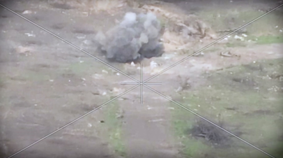 Военкор RT показал кадры ударов по живой силе ВСУ около Белогоровки