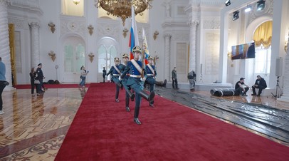 В Кремле идёт подготовка к инаугурации президента России  видео