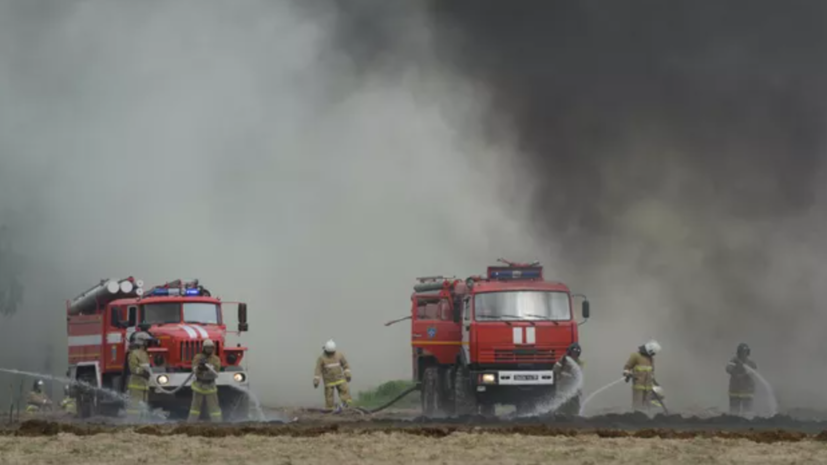 В Читинском районе ограничили движение на трассе Чита — Забайкальск из-за пожара в СНТ