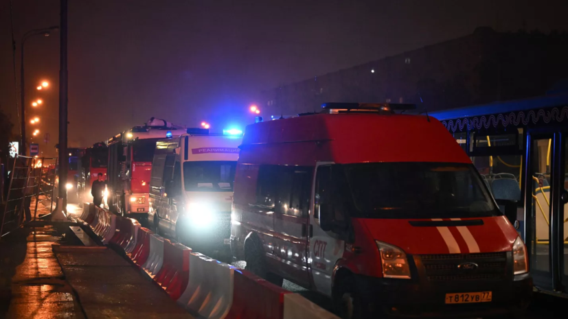 В Москве произошёл пожар в здании на площади 2500 квадратных метров