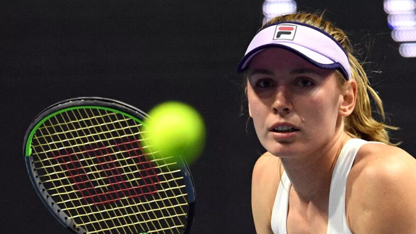Александрова проиграла Саснович во втором круге турнира WTA в Риме