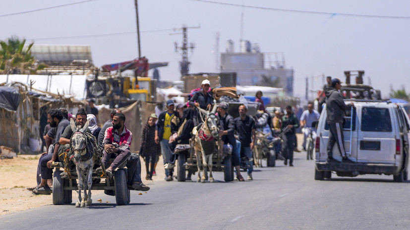  около 110 тысяч человек покинули Рафах из-за операции Израиля