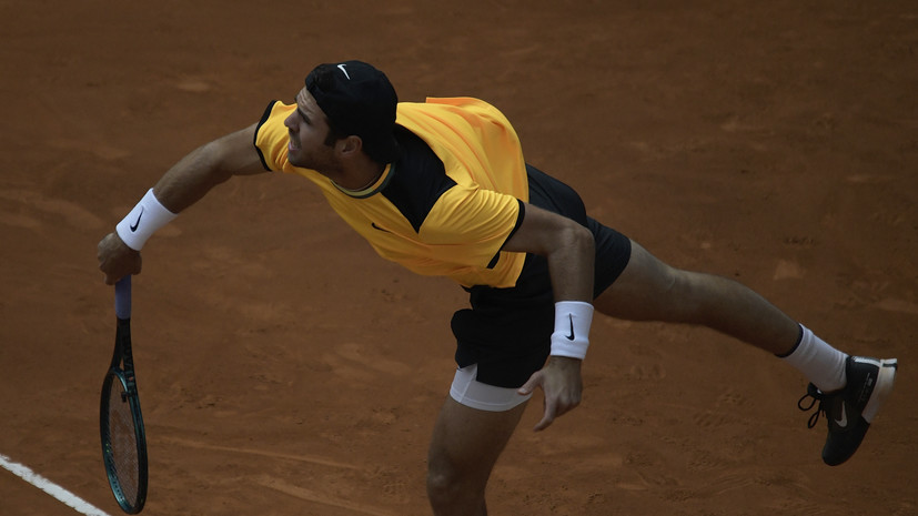 Хачанов победил Шевченко во втором круге турнира ATP в Риме