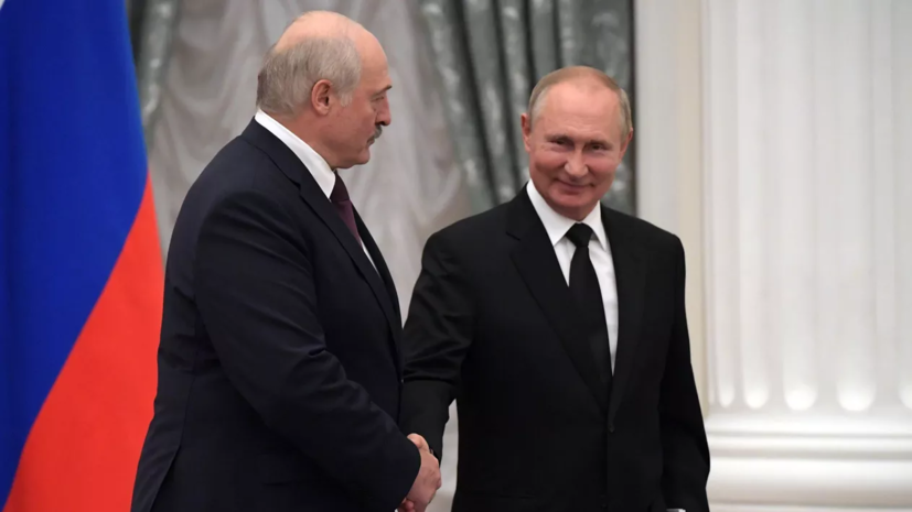 Переговоры Путина и Лукашенко в узком составе завершились
