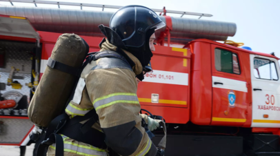В Воронеже пожарные спасли четырёх детей из горящей квартиры