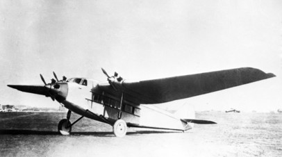 Самолёт АНТ-9 (ПС-9) конструкции Андрея Николаевича Туполева, выпуск 1929 года