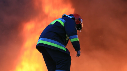 В польском Семяновице-Сленске произошёл пожар на свалке химических отходов