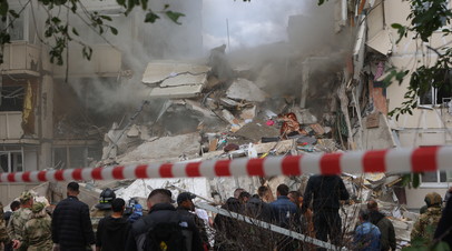 Спасатели вновь прервали поисковые работы в Белгороде из-за ракетной опасности
