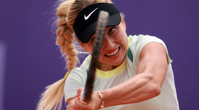Потапова не смогла пробиться во второй круг турнира WTA в Страсбурге