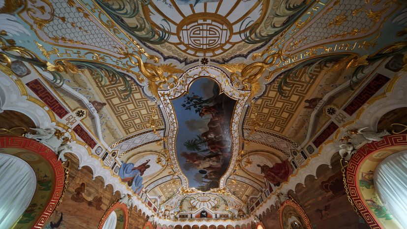 Завершена реставрация Китайского дворца в Петергофе