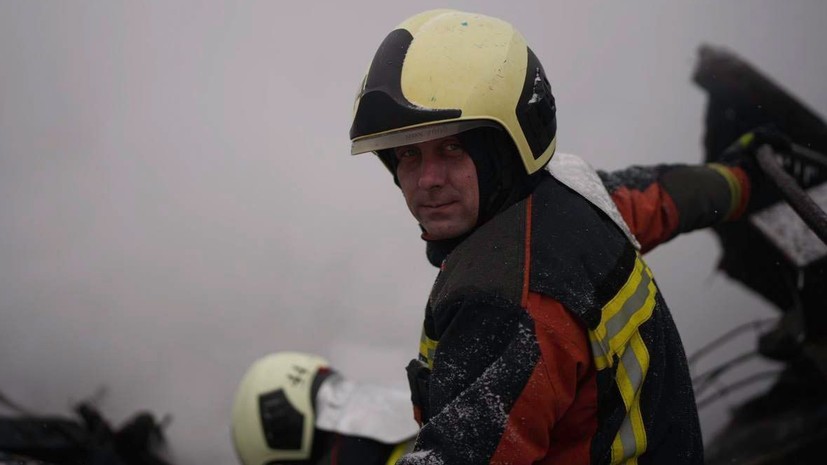 Возникший 12 июня пожар на промышленном объекте под Киевом потушили