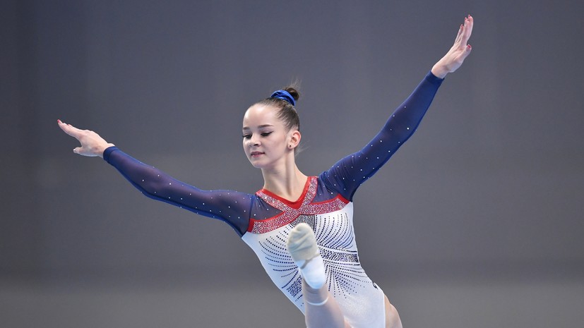 Россиянка Агафонова выиграла золото в упражнениях на бревне на Играх БРИКС