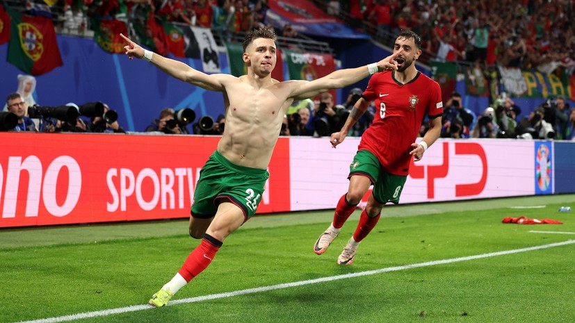 Сорванная футболка Консейсау, слепой прыжок Роналду и хоккейный гол Актюркоглу: чем запомнился пятый день Евро-2024