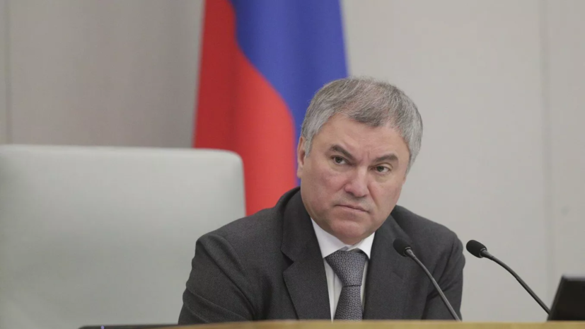 Володин поручил подготовить постановление об остановке участия России в ПА ОБСЕ