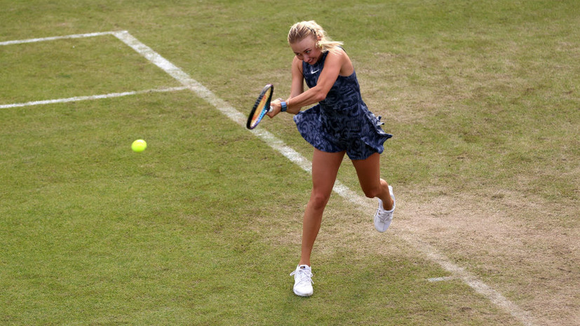 Потапова вышла в четвертьфинал турнира WTA в Бирмингеме