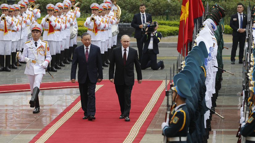 Россия и Вьетнам приняли заявление о стратегическом партнёрстве