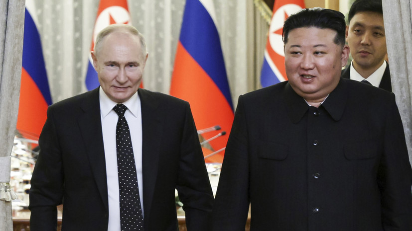 Путин пока не придумал клички для собак, которых ему подарил Ким Чен Ын