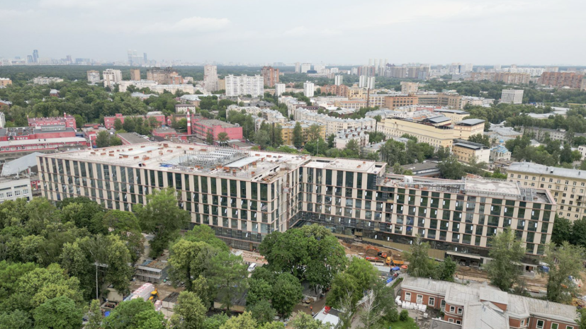 Новый комплекс больницы имени святого Владимира в Москве достроят в 2025 году