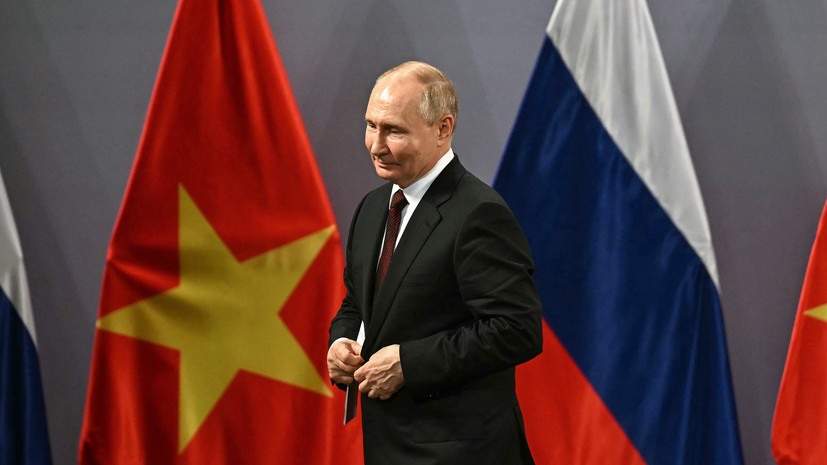 Путин завершил государственный визит во Вьетнам