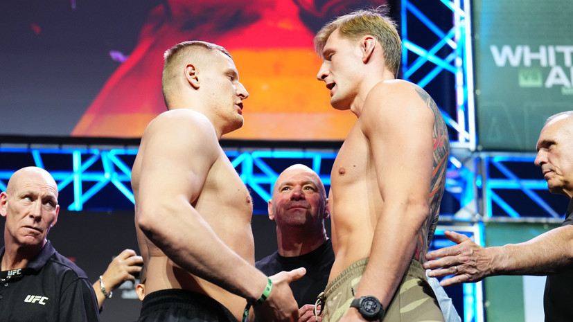 Павлович и Волков повздорили на дуэли взглядов перед боем на UFC
