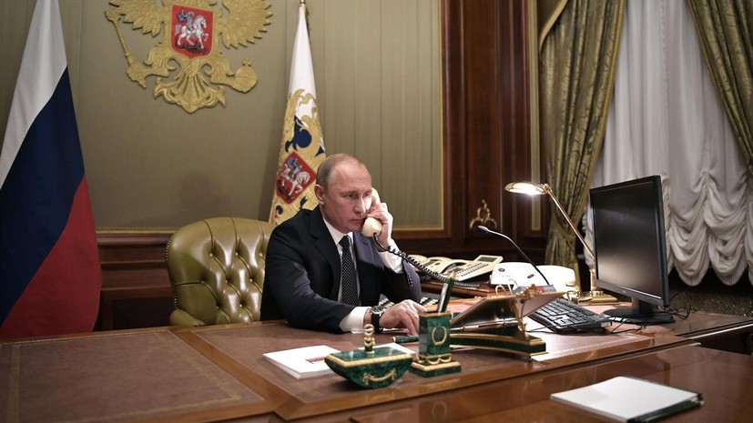 Путин позвонил губернатору Севастополя после атаки ВСУ