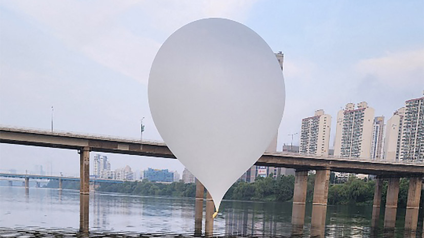 Минобъединения Южной Кореи: в воздушных шарах с мусором из КНДР нашли паразитов