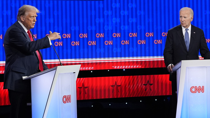 CNN: 67% зрителей дебатов присудили Трампу победу над Байденом