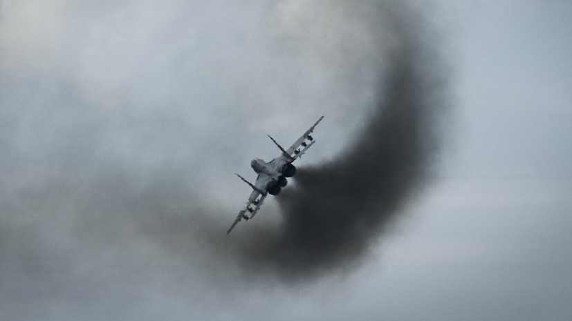 ВС России сбили истребитель МиГ-29 Воздушных сил Украины