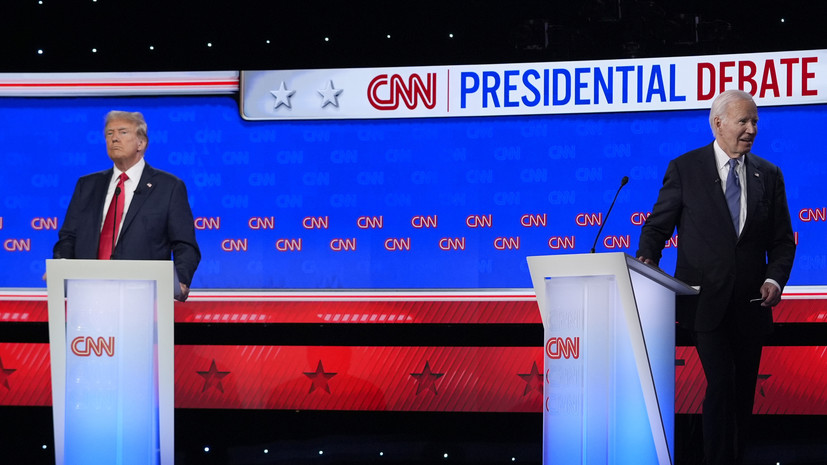 CNN: провал Байдена на дебатах обеспечил Трампу убедительную победу