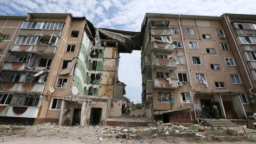 В Шебекине начался демонтаж дома, в котором обрушился подъезд после атаки ВСУ