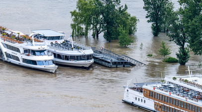 Die Presse: Дунай в Австрии закрыт для судоходства из-за наводнений