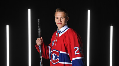 Нападающий СКА Иван Демидов, выбранный «Монреалем» под общим пятым номером на драфте НХЛ